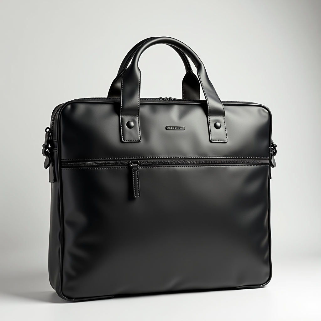 Una borsa moderna ed elegante per uso quotidiano con scomparto per laptop e materiali resistenti all'acqua, perfetta per la transizione dalla mattina alla sera in ambiente urbano